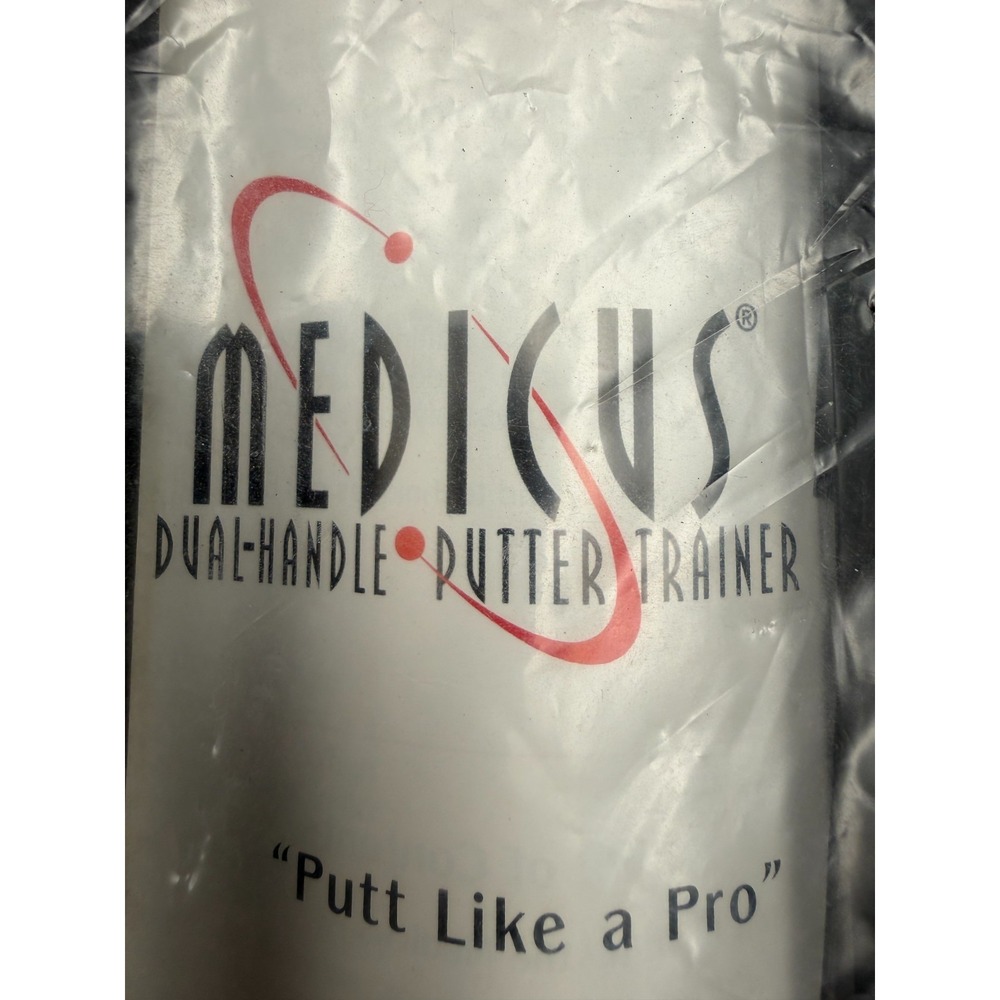 Medicus Dual Handle Golf Putter Trainer Golfing Putt Swing Aid Tool w Manual NEW - Picture 5 of 7